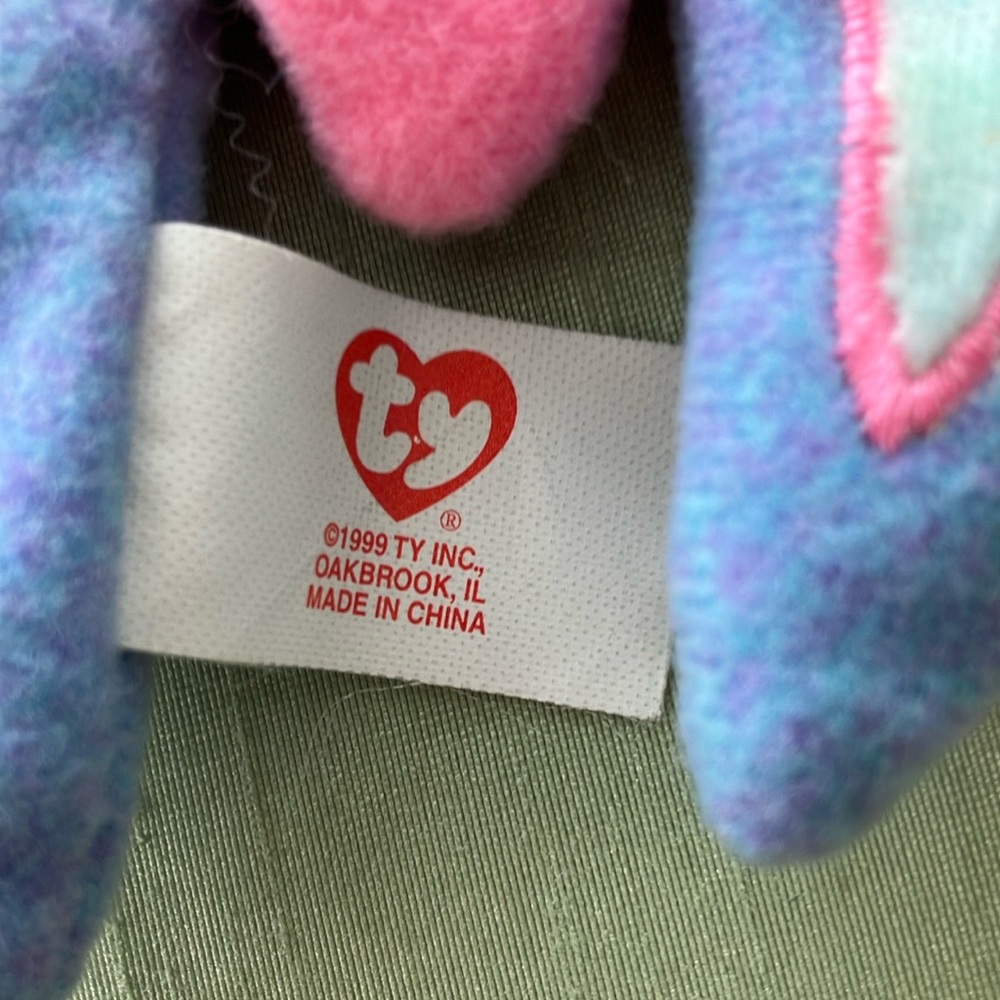 Ty FLITTER BUTTERFLY 2000 Happy Meal Lunch Bag and Teenie Beanie Flitter 1998 - Picture 3 of 11
